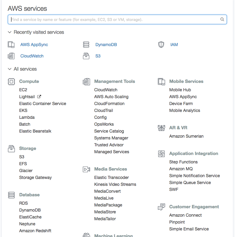 AWS Console